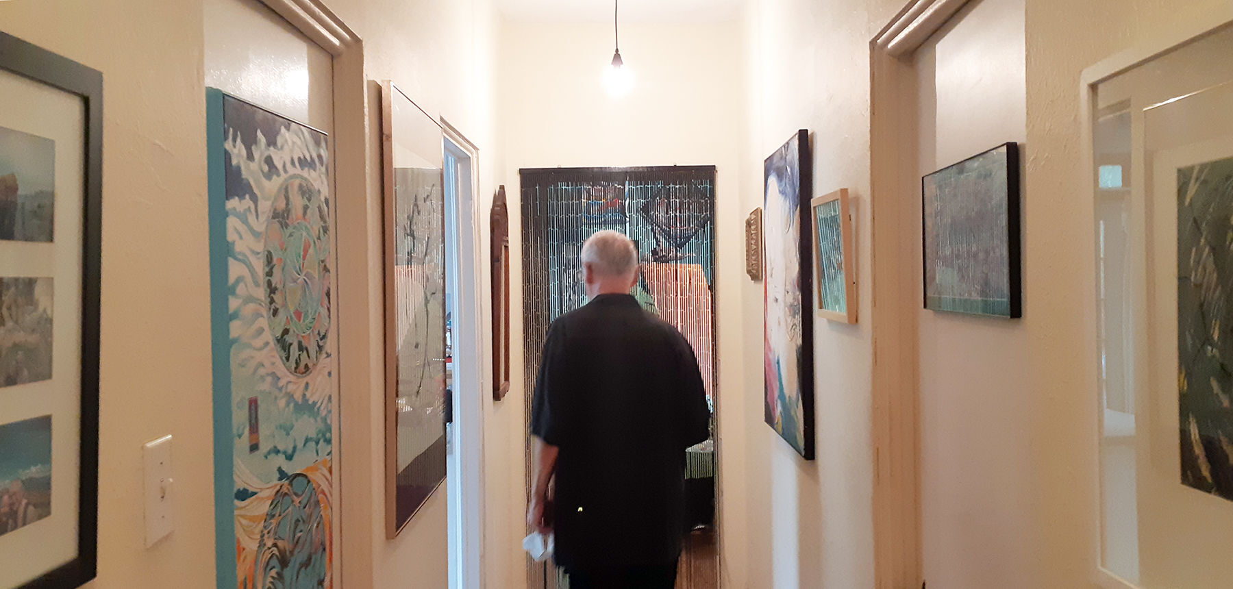 Melding his music with his art